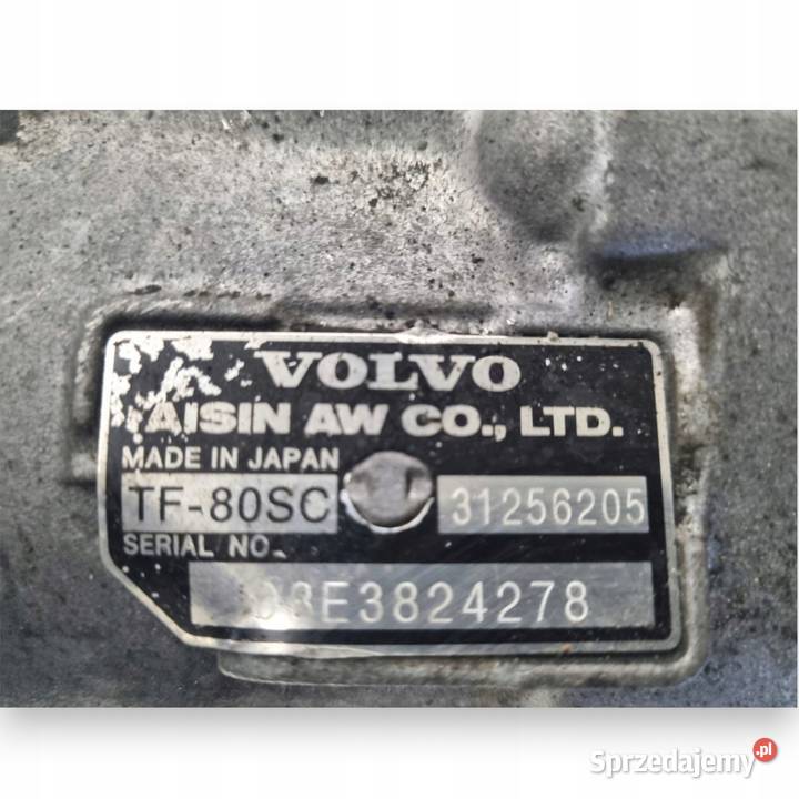 SKRZYNIA BIEGÓW 31256205 Volvo S80 II V70 III 24 lubelskie Chełm