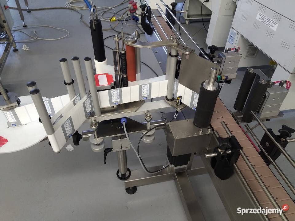Przemysłowa etykieciarka nowa okrągłe wielkopolskie Poznań