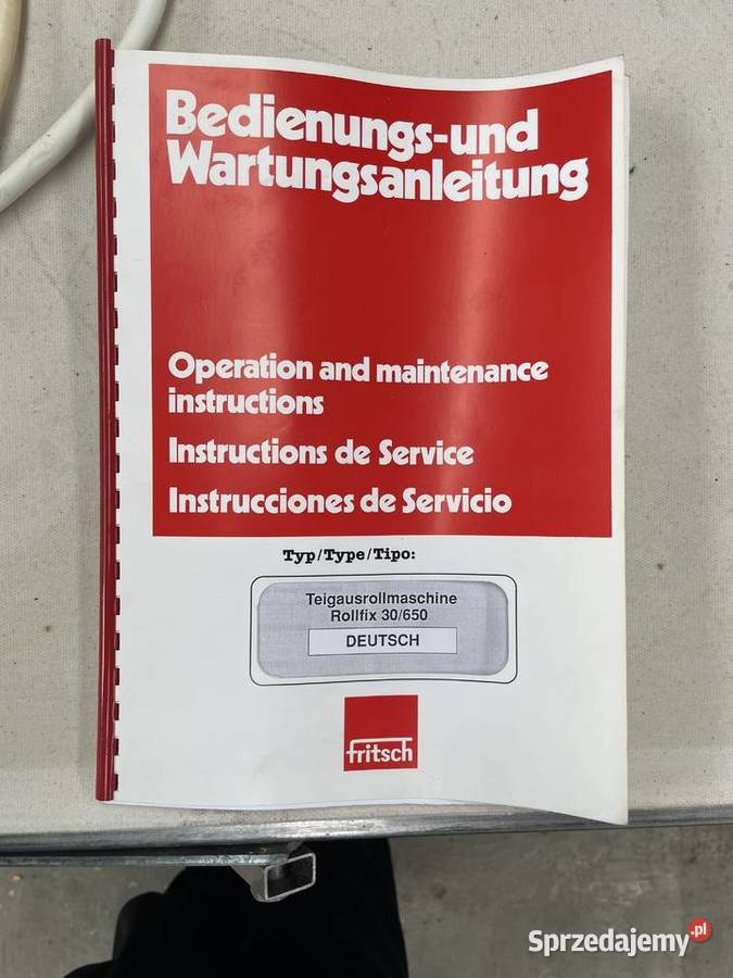 Wałkownica Walcarka Fritsch Rollfix 30650