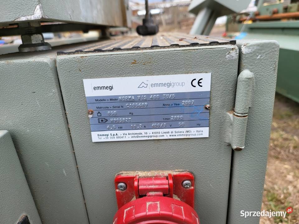 Piła dwugłowicowa EMMEGI NORMA 400 TU5 Produkcja