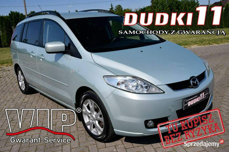 Mazda 5 18b DUDKI11 7 FoteliHakParktronic wielofunkcyjna kierownica łódzkie Kutno