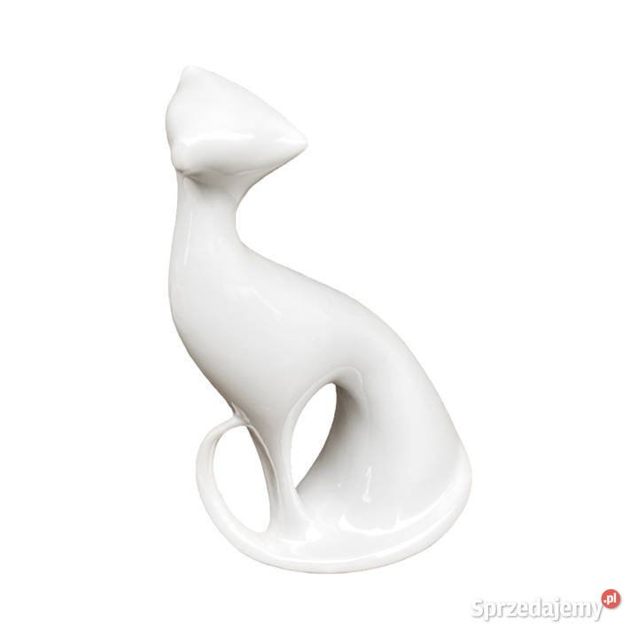 Kot siedzący Royal Dux proj Jaroslav Jeek Warszawa