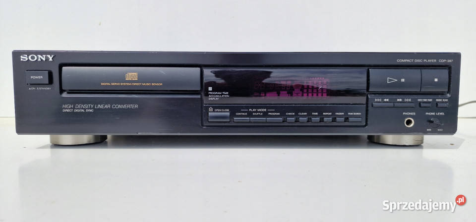 Cd player SONY CDP 397 CDP397 odtwarzacz Audio Międzychód