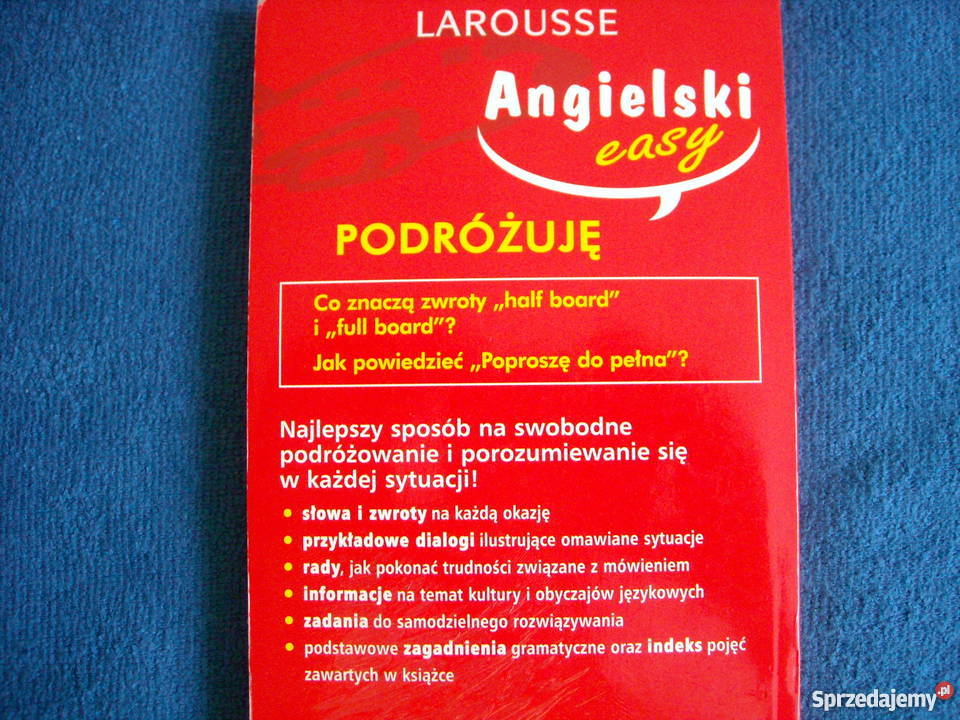 Angielski easy Podróżuję LAROUSSE Rok wydania 2005 Ząbki