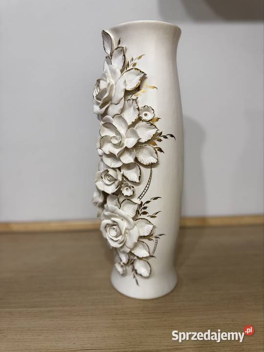 Elegancki ręcznie wykonany ceramiczny wazon wielkopolskie Nowy Tomyśl