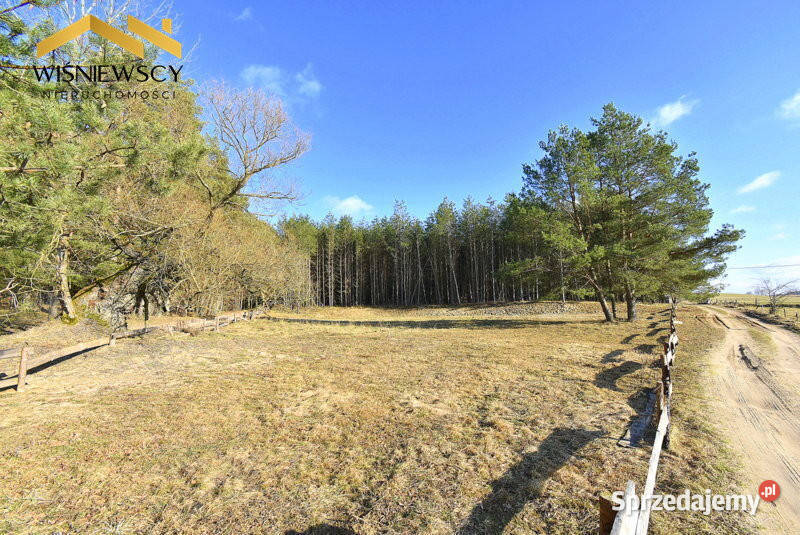 Działka 3001 m2 lesie budowlana uzbrojona Nieruchomości Kiersztanowo sprzedam