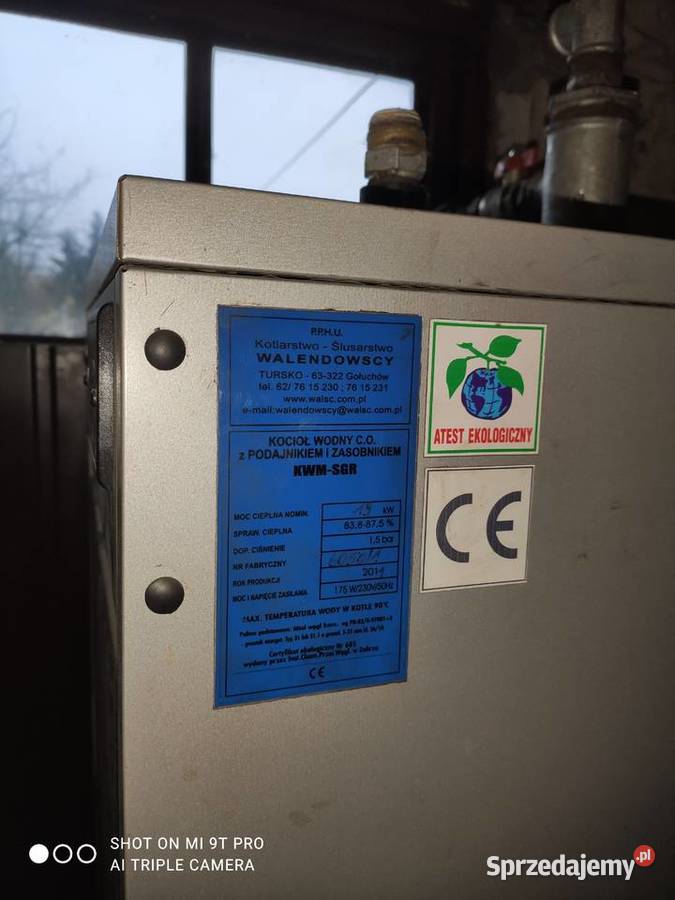 Piec kocioł ekogroszek z podajnikiem Piece i kominki