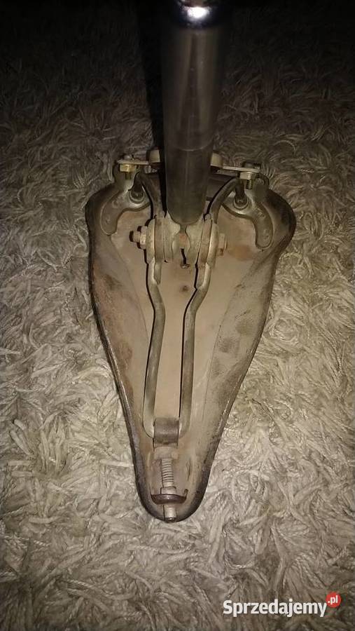 Siodełko skórzane favorit 53czasy PRL Kutno