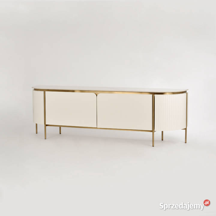 Komoda RTV złota kremowa Bueno Glamour Premium Golkowice sprzedam