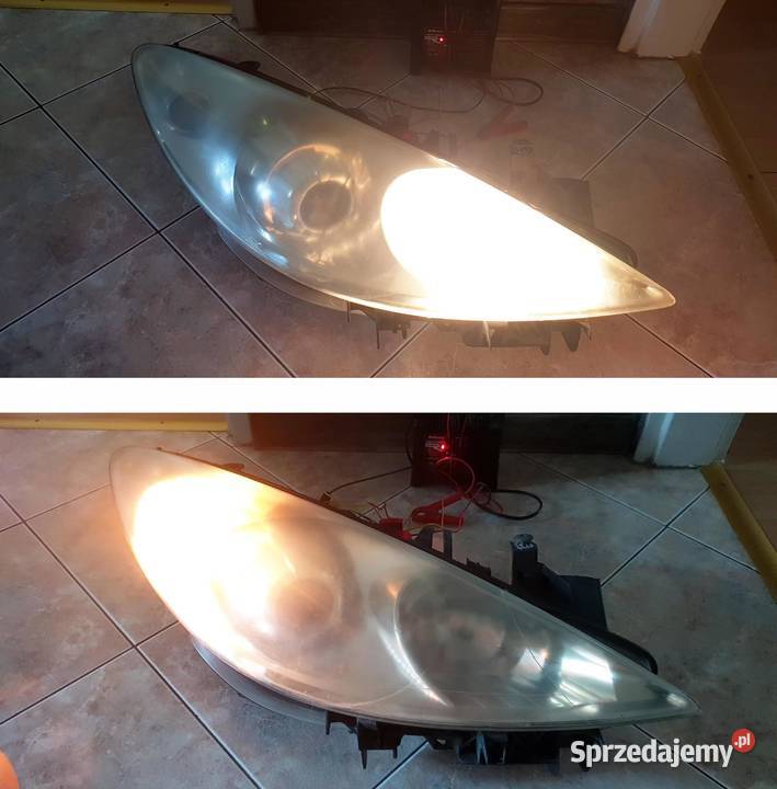 Peugeot 307 lift lampy przód przednie soczewka