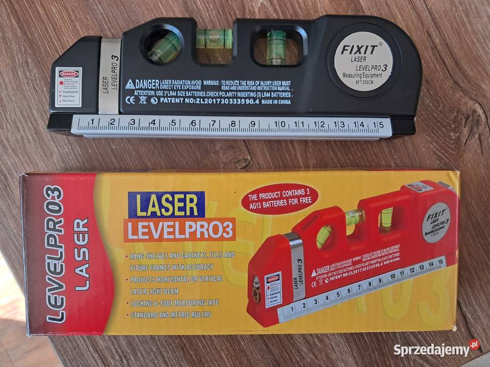 nowa poziomica level pro3 laser 3w1 poziomica Poziomice Sandomierz