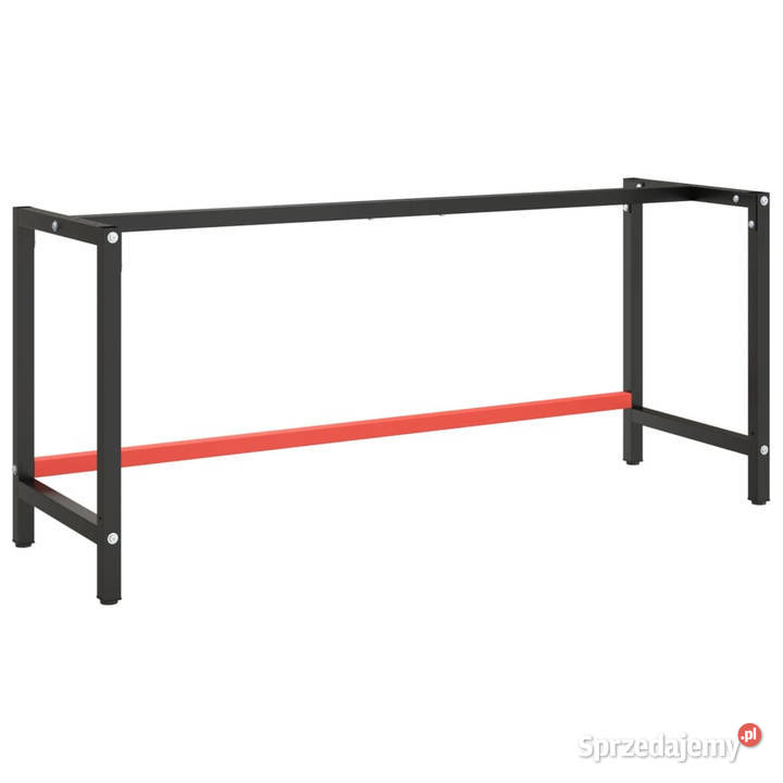 Rama do stołu roboczego czerwonoczarna 180x57x79 Warszawa