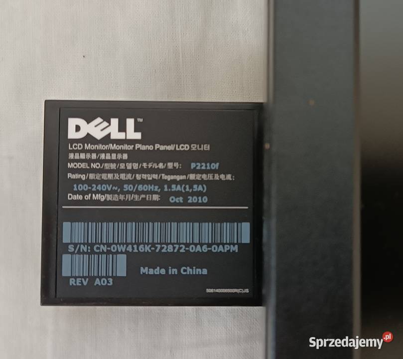 Monitor Dell P2210f 22 1680x1050 WSXGA Pivot Białystok