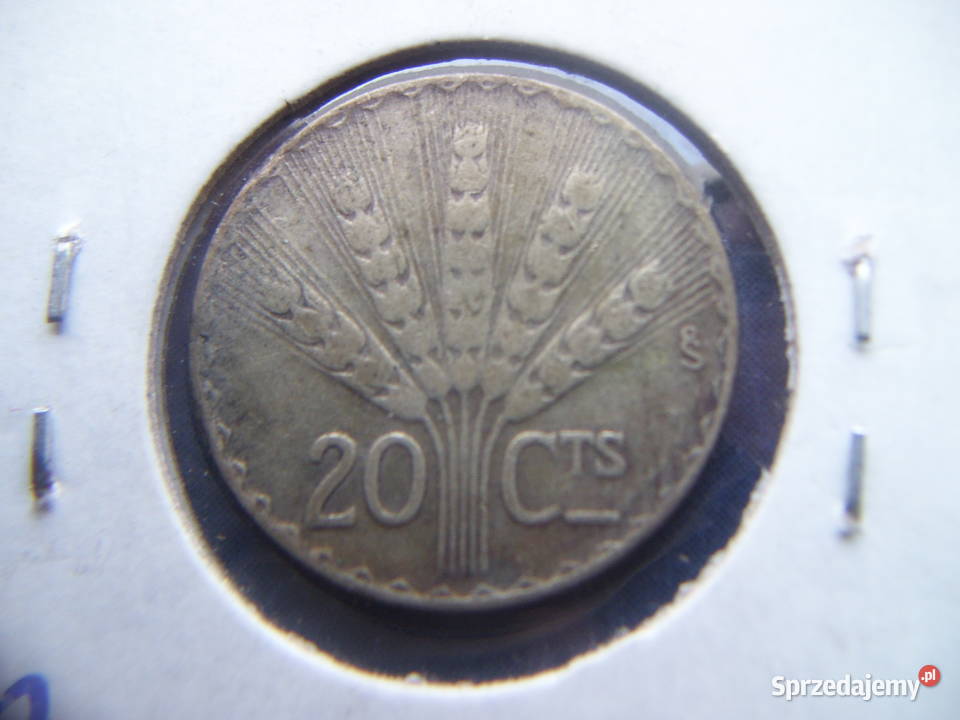 Stare monety 20 centesimos 1942 Urugwaj Lesko