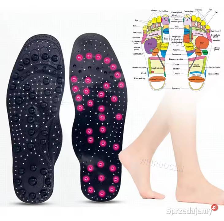Magnetyczne wkładki do masażu stóp inna Moda i Styl mazowieckie Ząbki