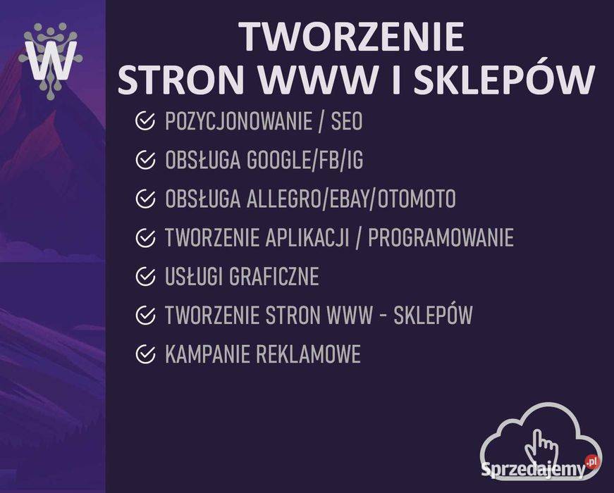 Strony internetowe Pozycjonowanie Sklepy WWW Wrocław informatyka