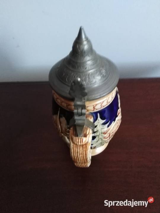 Ceramiczny kufel do piwa Antyki Miejsce Piastowe sprzedam