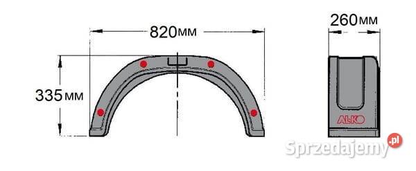 Błotnik PCW E2680 245823 Kamionna sprzedam