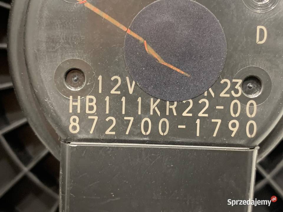 DMUCHAWA NAWIEWU MAZDA CX5 8727001790 WENTYLATOR Dmuchawy