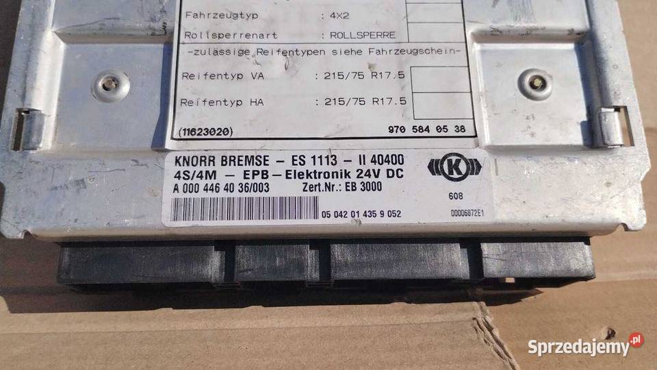 Mercedes Atego Modul Sterownik 4S4M EPB ES 1113 ciężarowe