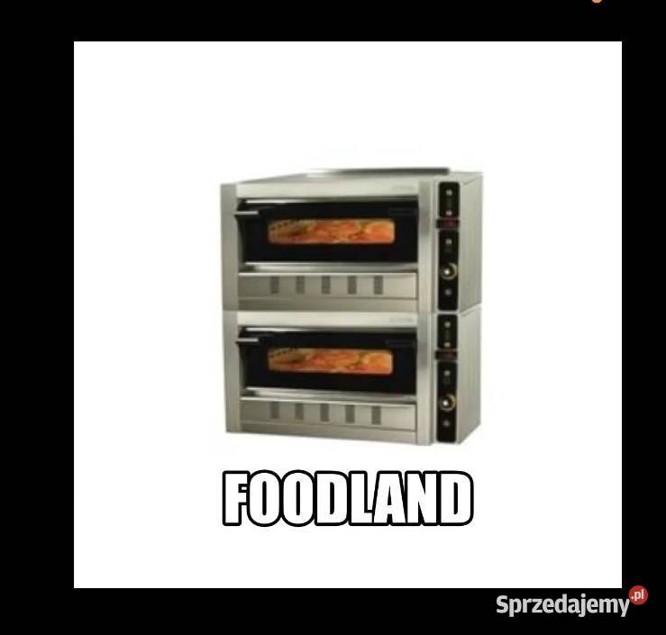 Piec do pizzy gazowy podwójny 8x30 103