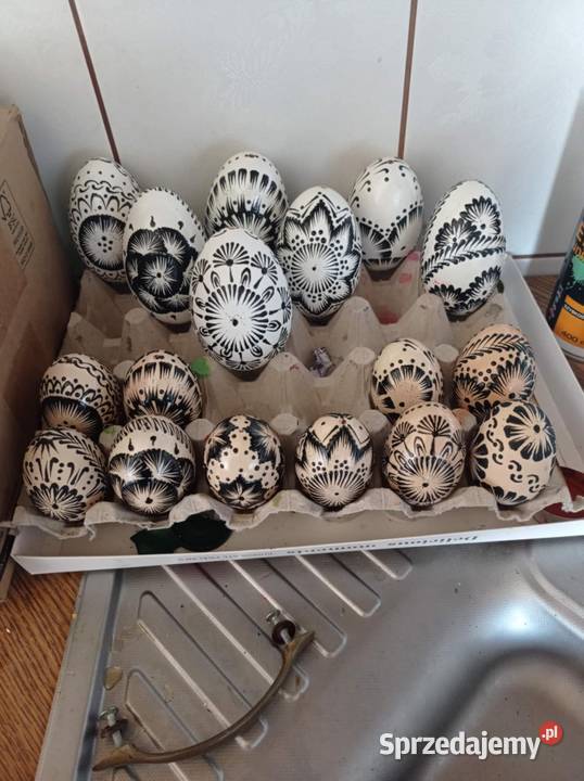 Pisanki kurze kacze i gęsie Dubeninki