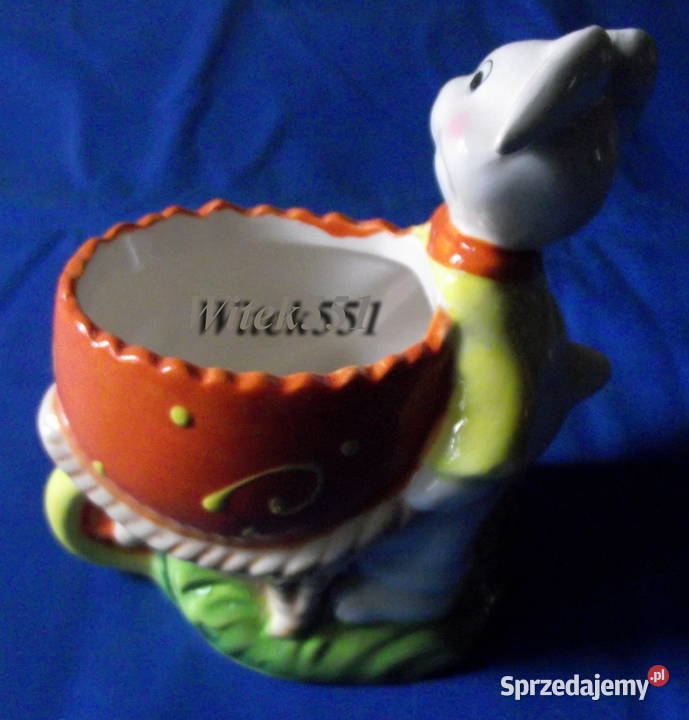PIĘKNY PORCELANOWY KRÓLICZEK SZKATUŁKA OKAZJA Antyki, Sztuka, Kolekcje Stalowa Wola