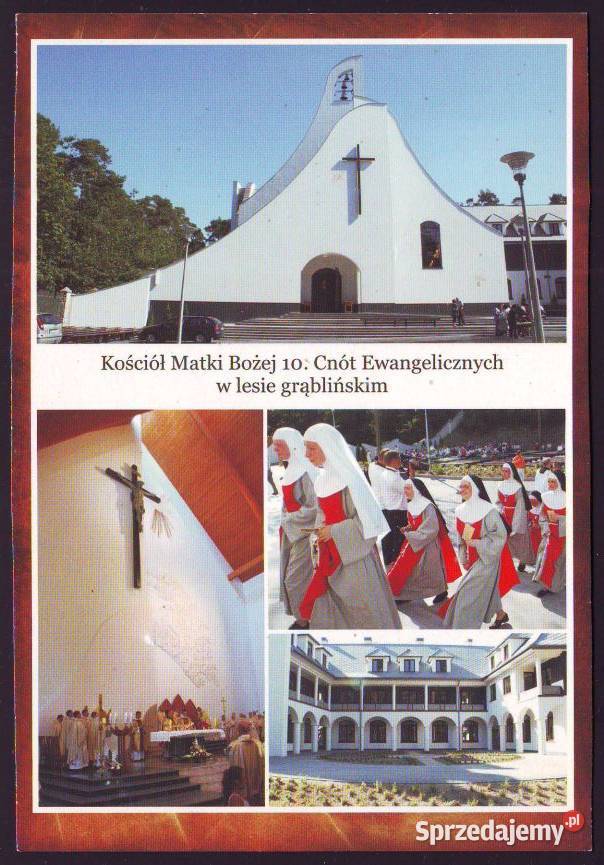 Kart Pocz Kościół MBożej w lesie grąblińskim Pocztówki i karty telefoniczne Gliwice