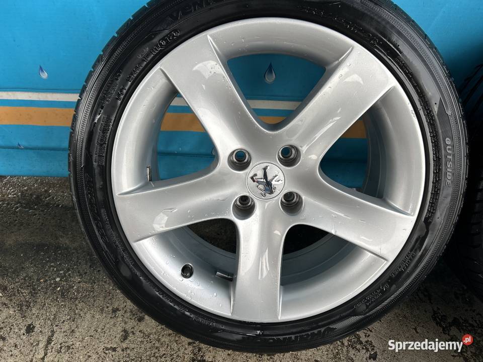 Sprzedam komplet kół alufelg peugeot 4x108 et 32 Konin