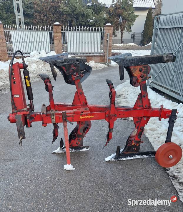 Pług 2 skibowy obrotowy Goudland nieuszkodzony Łapczyca