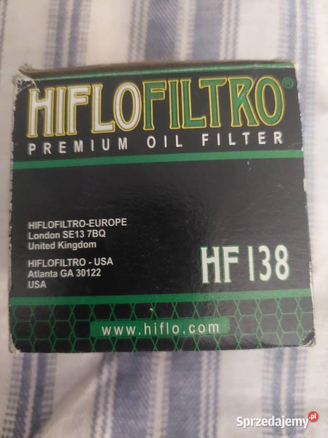 Filtr oleju HF 138 HIFLOFILTRO sprzedam