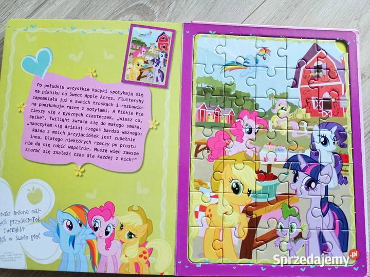 My Little Pony książka z puzzlami Papier Płock