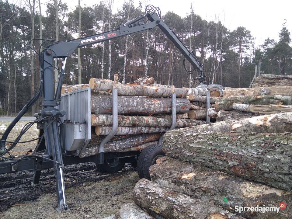 Przyczepa leśna palms 620 8t Strzelce Opolskie