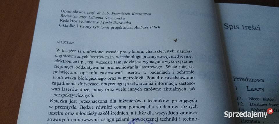 Zastosowanie laserów Adam Dubik Gdańsk