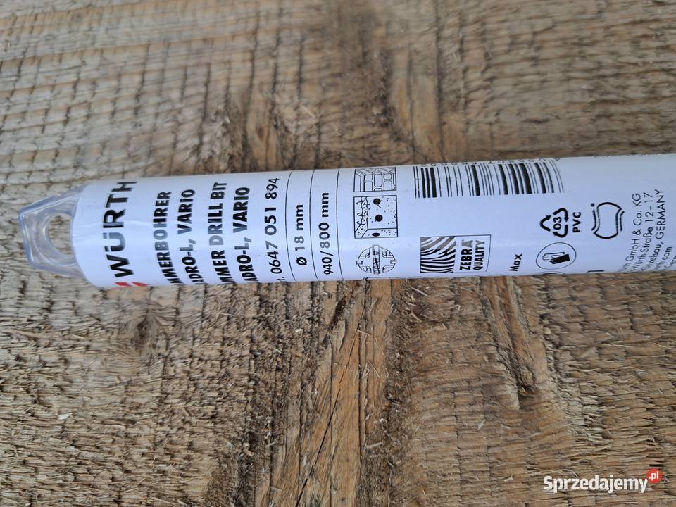 Wiertło udarowe Wrth QuadroL Vario 18 mm 940800 mazowieckie sprzedam
