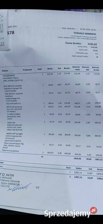 Astra H Cała na części 19 Z19DTL Astra