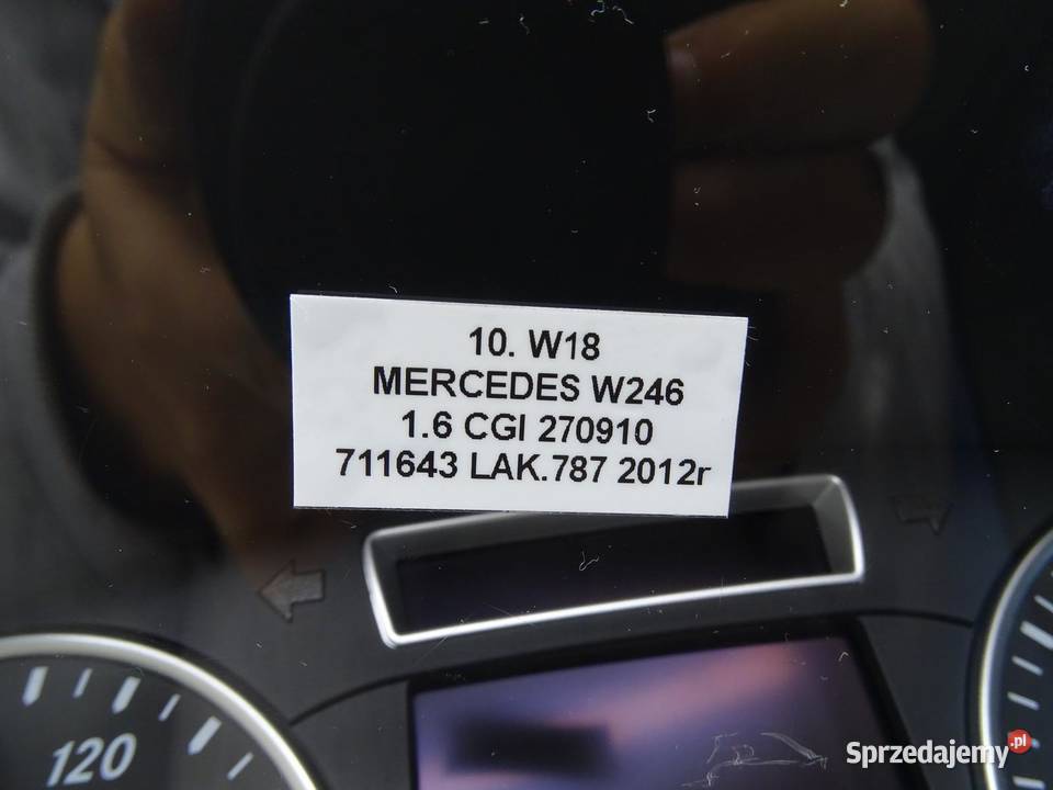 LICZNIK ZEGARY ZEGAR A2469004905 16 CGI MERCEDES osobowe