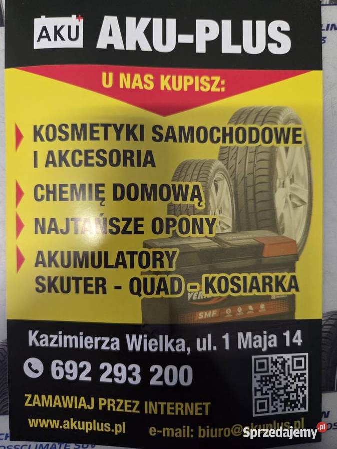 Akumulator do skutera 4ah moretti AkuPlus Kazimierza Wielka