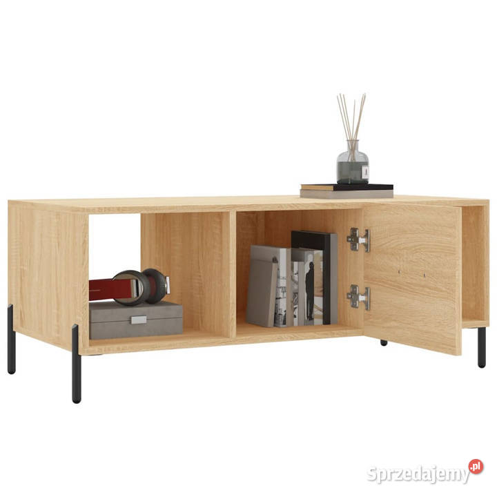 Stolik kawowy dąb sonoma 102x50x40 materiał Warszawa sprzedam