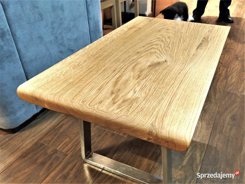 KOMPLET Stół dębowy Stolik kawowy dębowy stół Komplety mebli