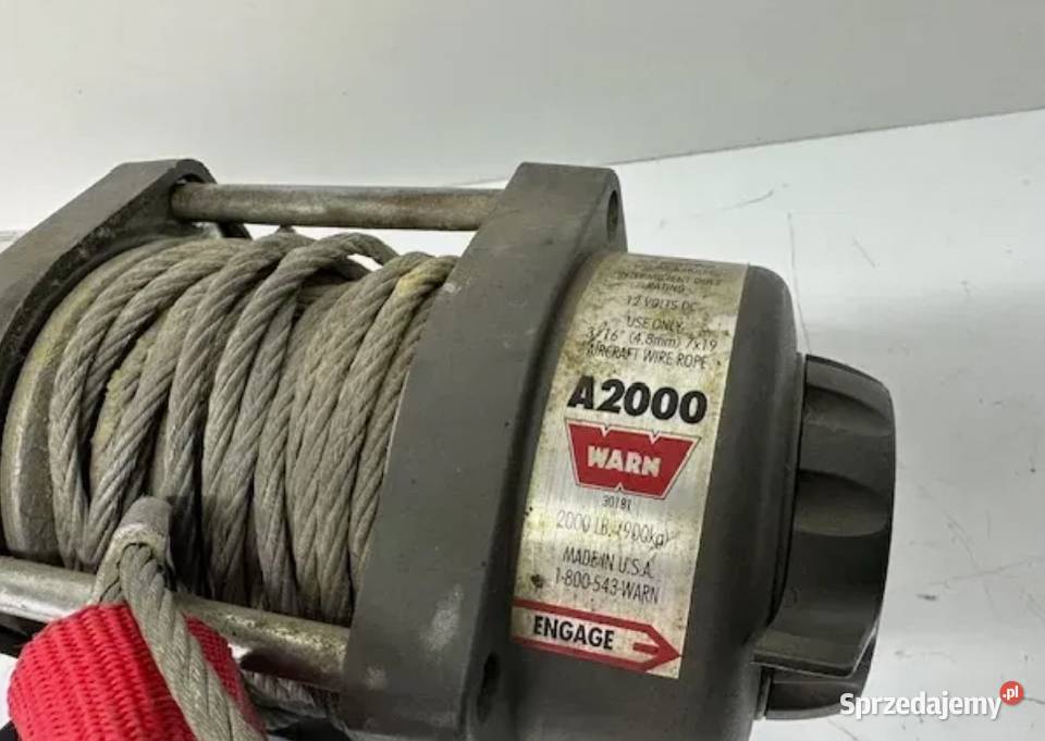 Wyciągarka do quada Yamaha Warn A2000 lubuskie Sulęcin