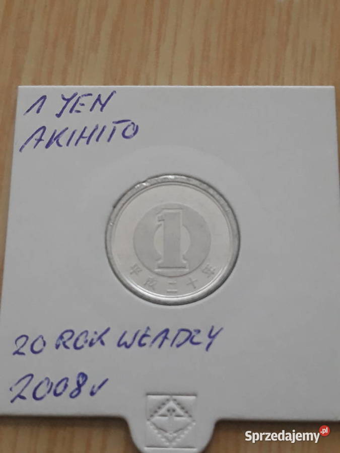 1 Jen Japonia Akihito 1996 1997 i 2008 r Konin
