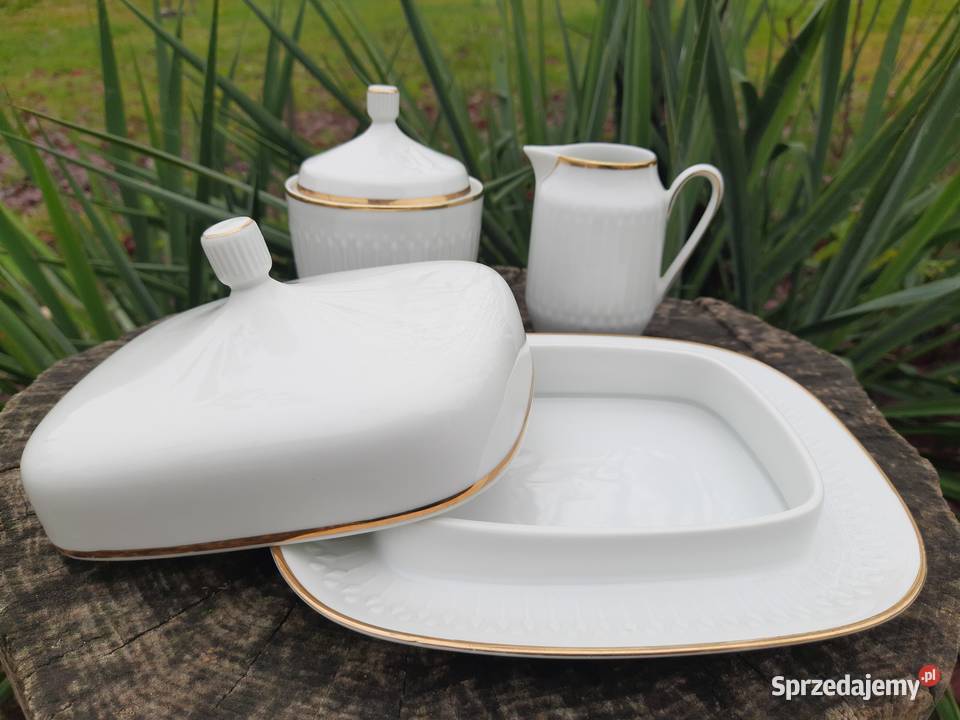 cukiernica mlecznik maselnica Hutschenreuther Cukiernice Strzelno