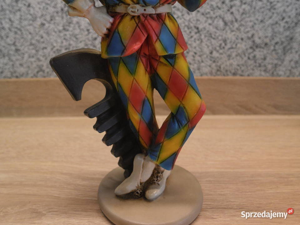 Figurka clown sygnowana Vivian C wielkopolskie Raszków