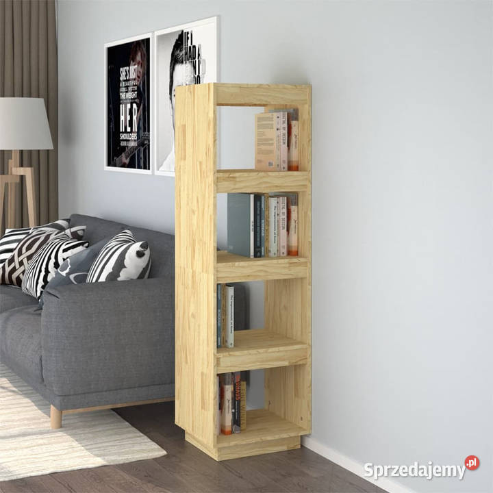Regał na książkiprzegroda 40x35x135 lite drewno Warszawa