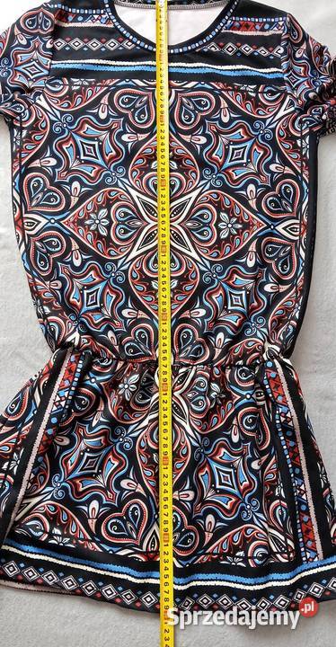 Stylowa sukienka boho rozmiar uniwersalny Inny materiał Nysa sprzedam