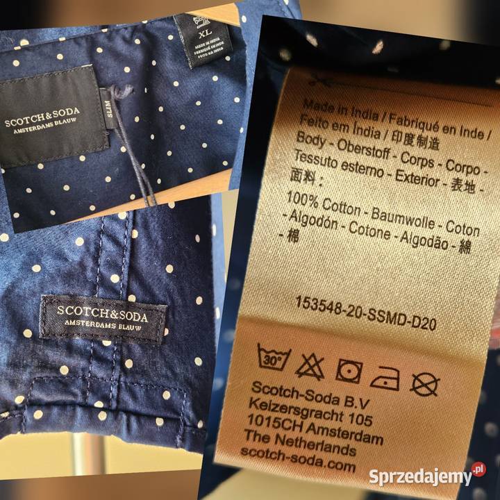 Nowa koszula Scott Soda rozmiar slim fit XL Lublin sprzedam