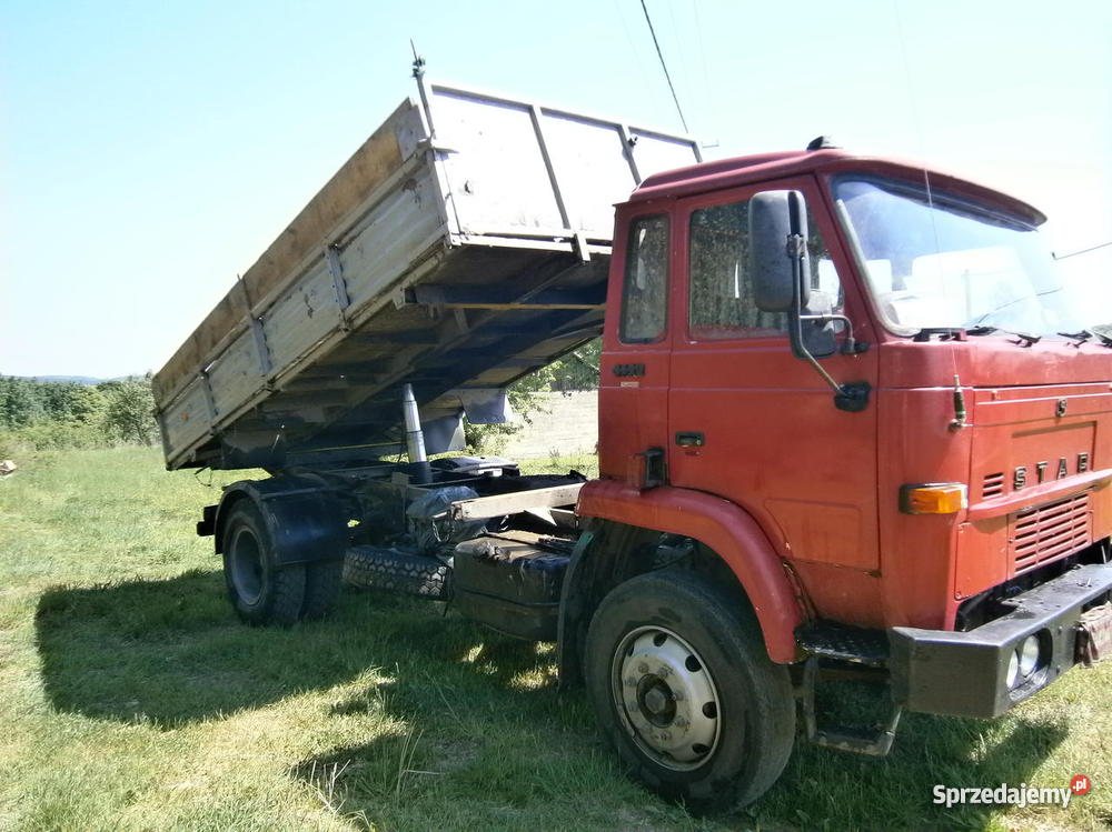 STAR 1142 TURBO WYWROTKA Brzoskwinia