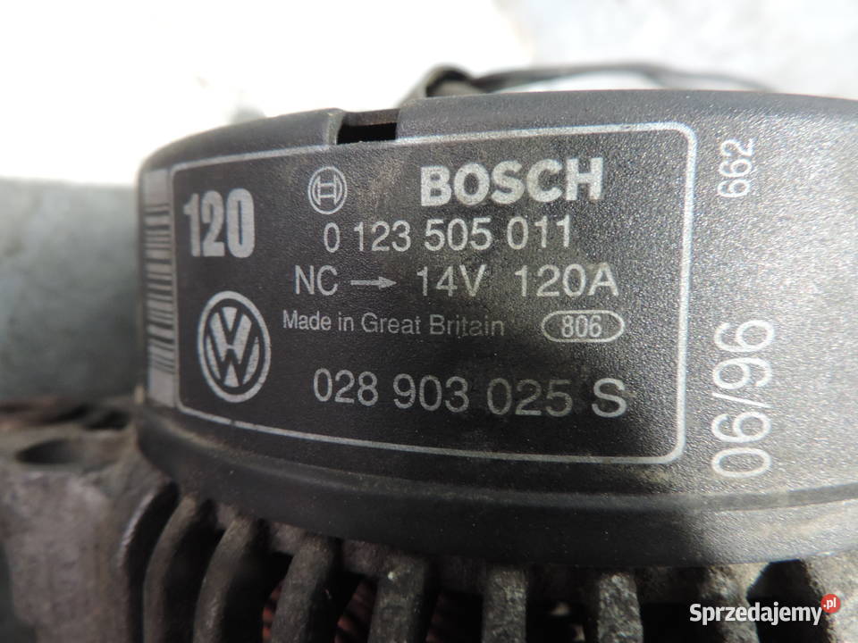 ALTERNATOR VW GOLF 3 PASSAT B4 19 TDI028903025S sprzedam