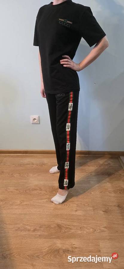 Wypredaz nowy stylowy damski dres ML XL z Turcji czarny Świebodzin sprzedam